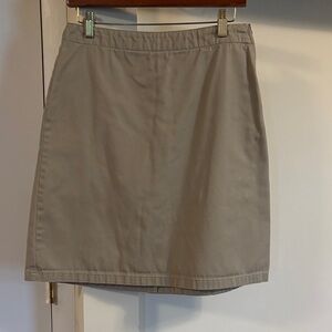 Lands' End Women's Tan Mini Skort
